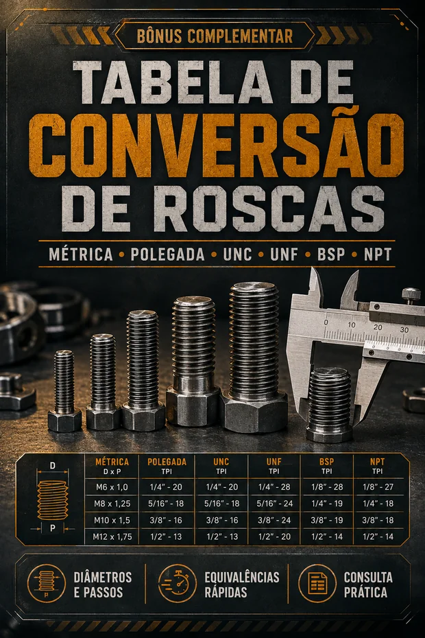 Bônus 4 — Tabela de Conversão de Rosca