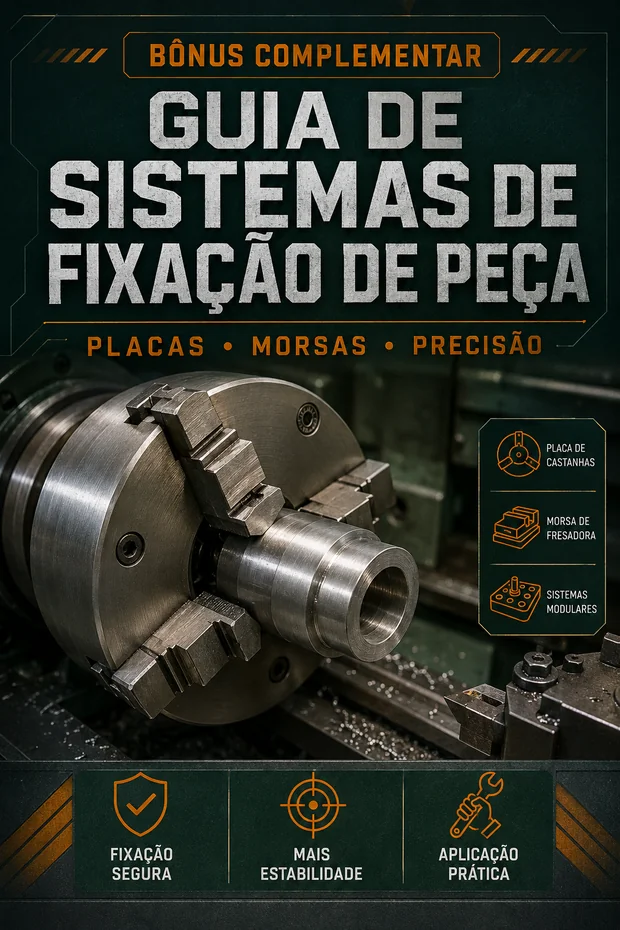 Bônus 3 — Guia de Sistemas de Fixação de Peça